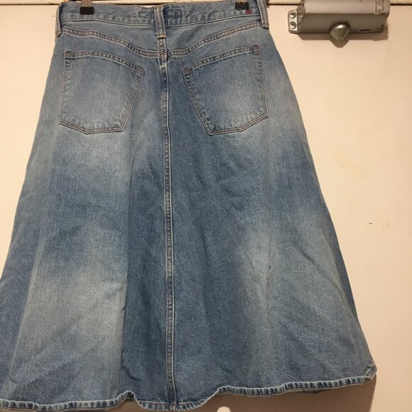 BROCANTE FLARE DENIM SKIRTS SIZE 2 - Picture 5 of 7
